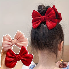 Big Bow Hair Clips for Girls