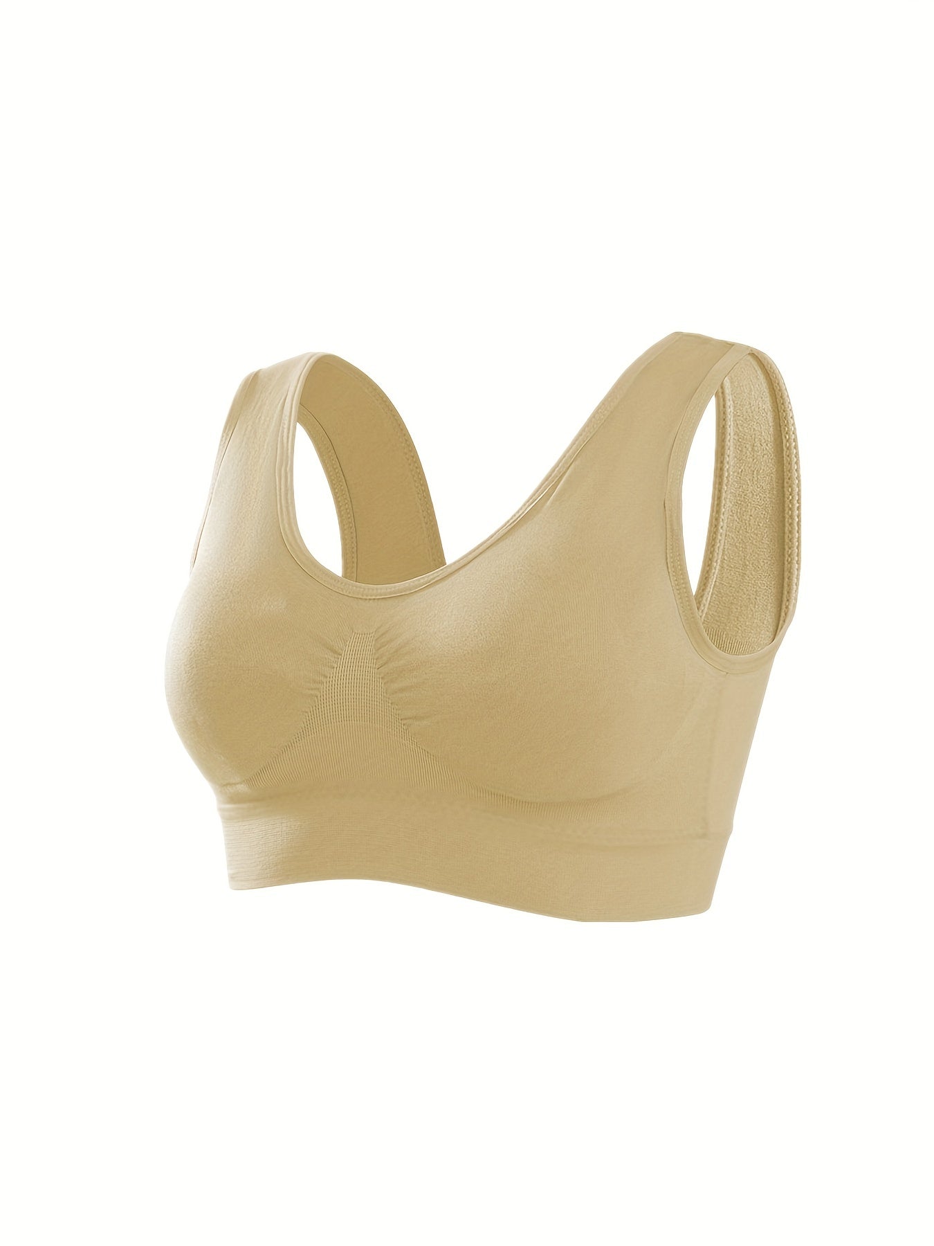 3-Pack Wireless Sports Bras for Women, Comfortable & Breathable Yoga Fitness Bra