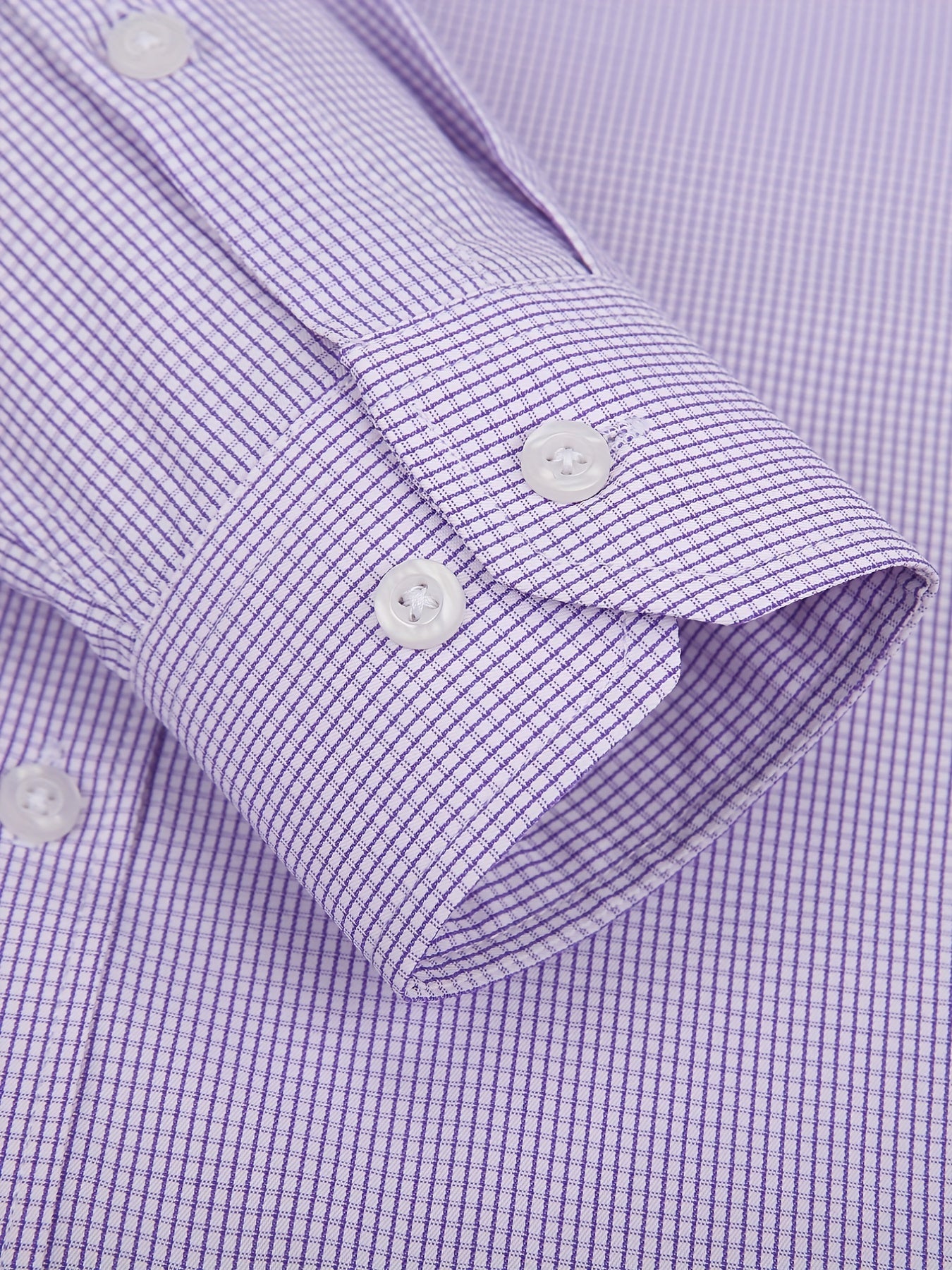 ESEA Men's Regular Long Sleeve Shirt Formal Dress With Pocket