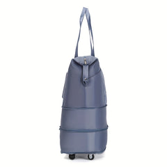 Foldable Travel Duffle Bag With Wheels Large Capacity Lightweight