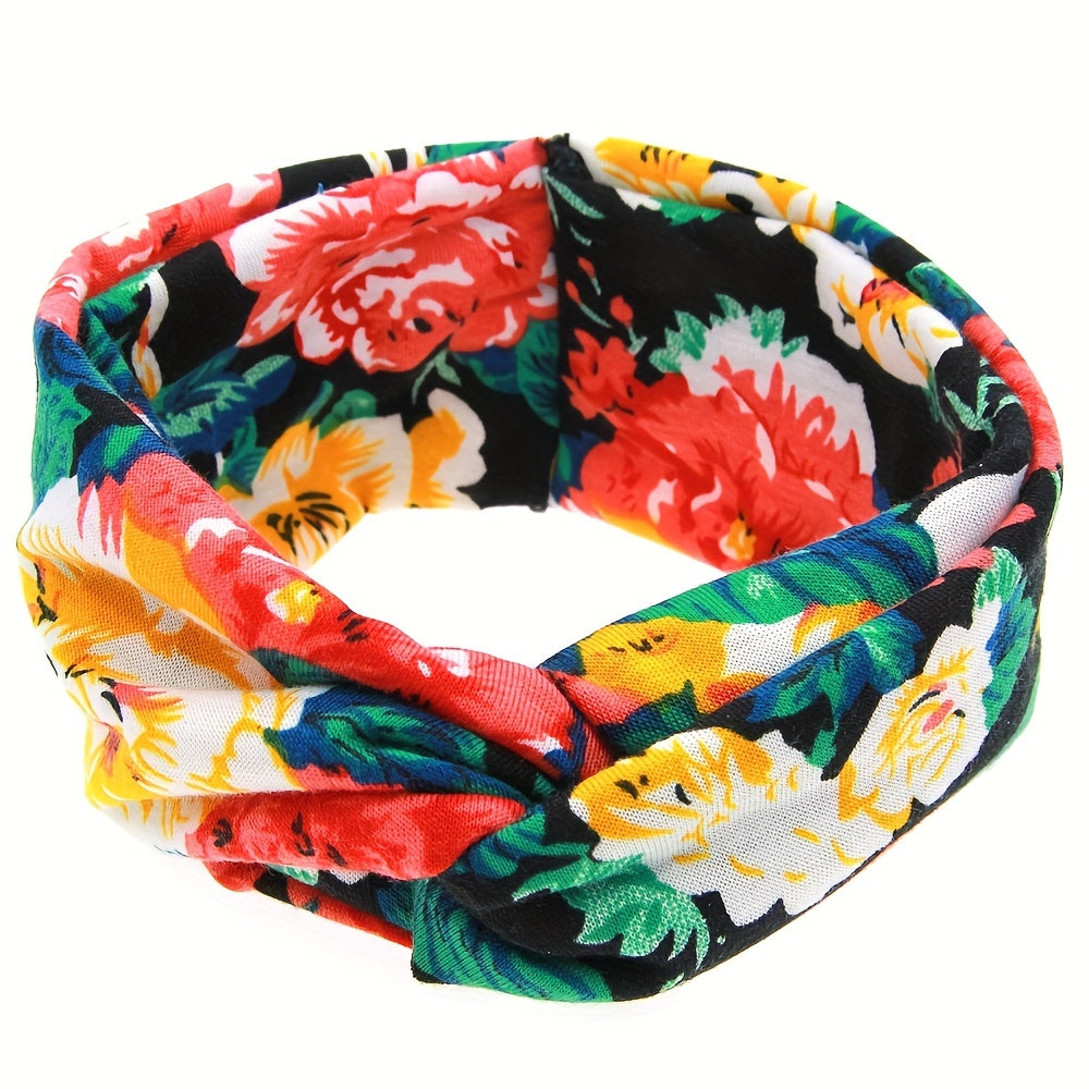 6pcs Soft Nylon Rabbit Ears Hair Tie Headband
