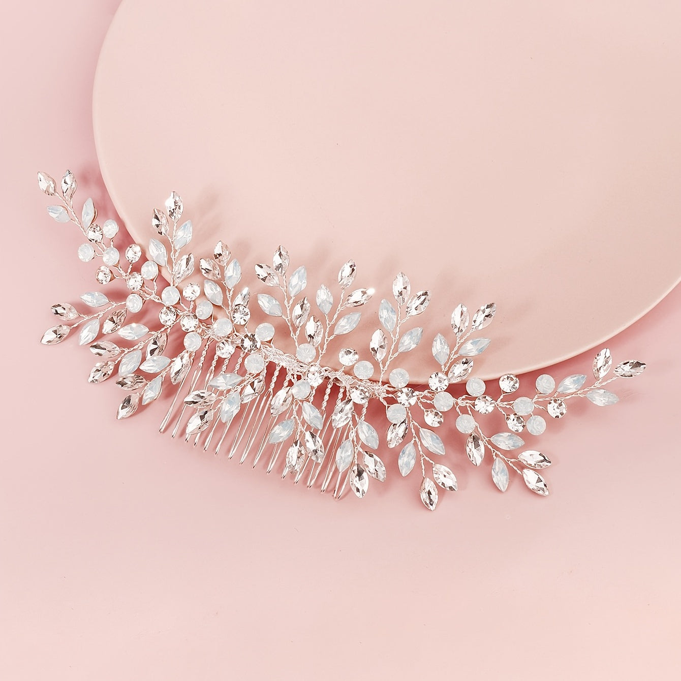 Pearl Bridal Comb Floral Wedding Comb Bridal Hair Comb Wedding Hair Accessory