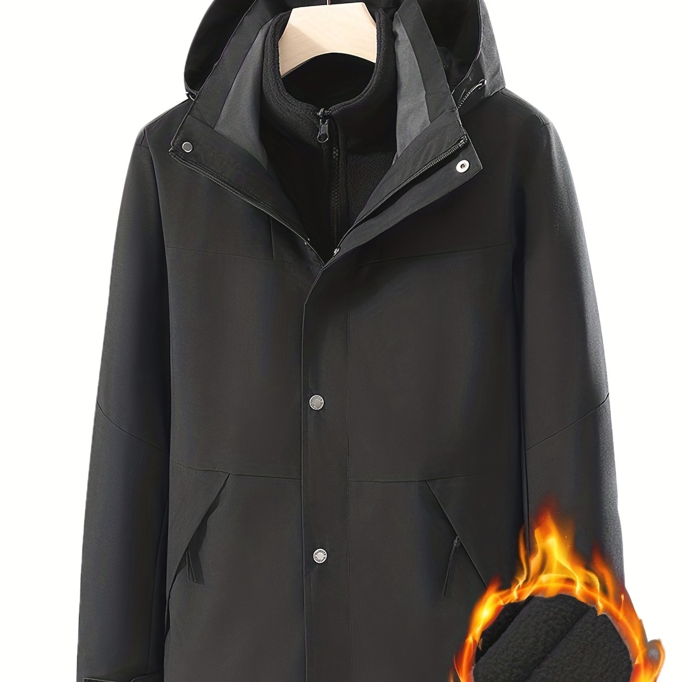 3in1 Block Warm Punch Jacket Casual Waterproof Windproof Jacket