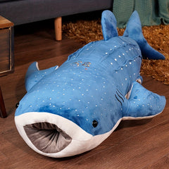 Cute Cartoon Whale Plush Pillow - Fun Kids' Birthday Gift