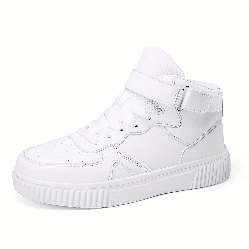 Women's Lace Up High Top Board Shoes Soft Sole Platform Sneakers