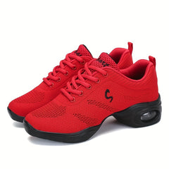 Women's Arch Support Jazz Dance Shoes Air Cushion Athletic Sneakers