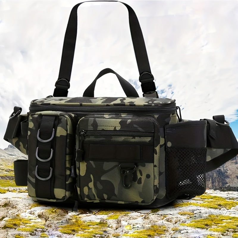 Waterproof Fishing Sling Pack with Pliers Storage