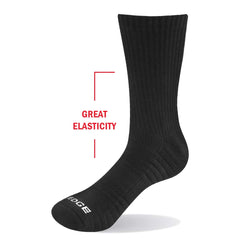 Yuedge Men's Moisture Wicking Cushioned Crew Socks - Athletic Training