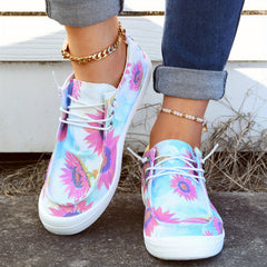 Women's Canvas Low Top Slip On Shoes