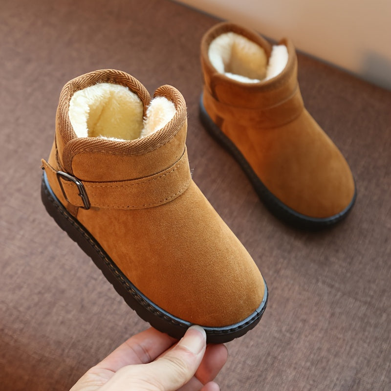 Boy's Snow Boots Non Slip Thermal Casual Shoes For Kids Outdoor Winter