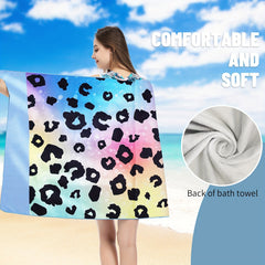 Microfiber Beach Towel Quick Drying Swim 27.5 x 55 Absorbent Soft Towel