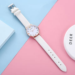 Girls Flower Quartz Watch Daisy Bracelet Set