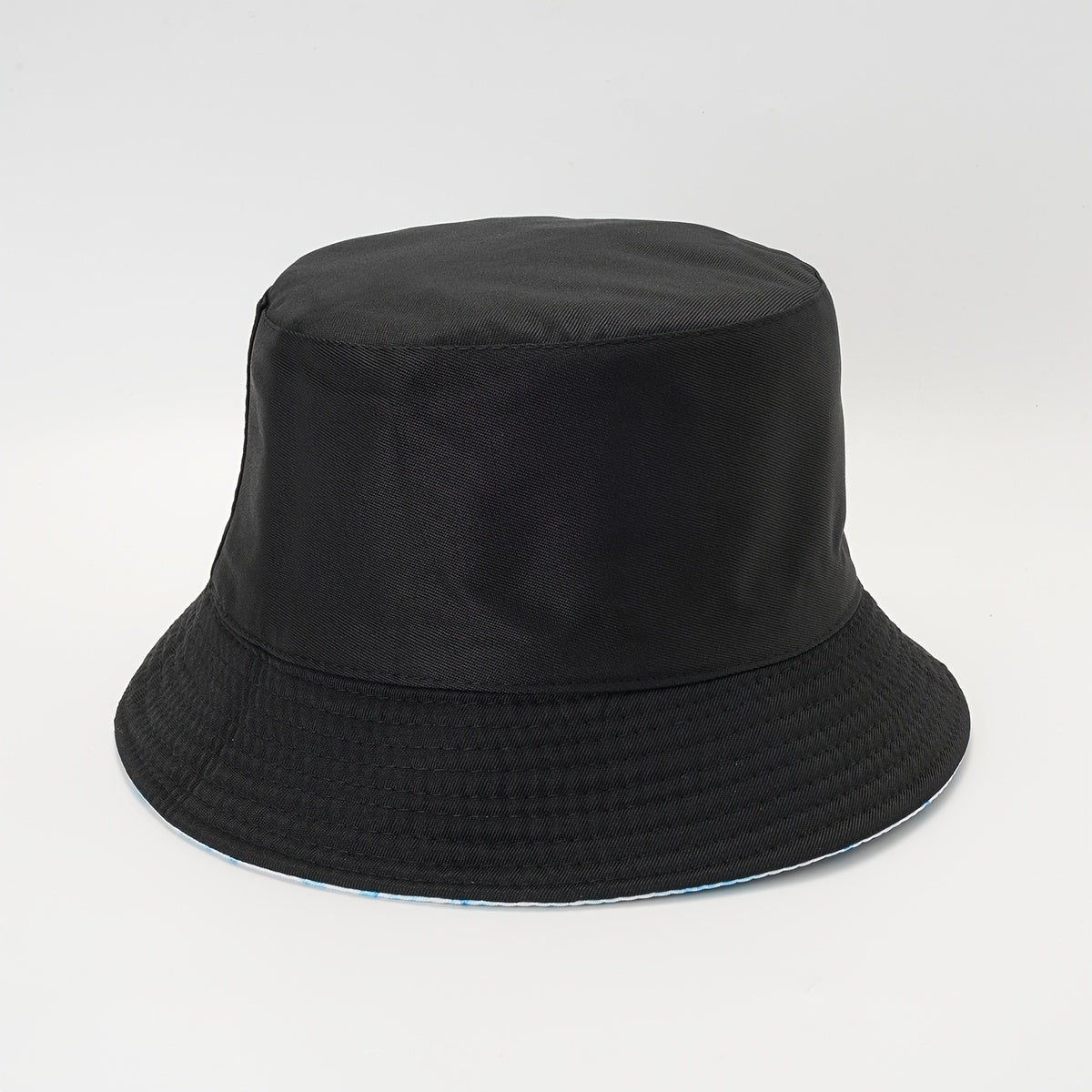 Vintage Print Reversible Bucket Hat Summer Beach Travel Fisherman Cap
