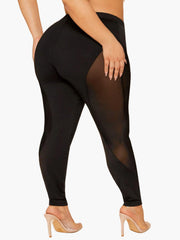 High Waist Mesh Yoga Leggings