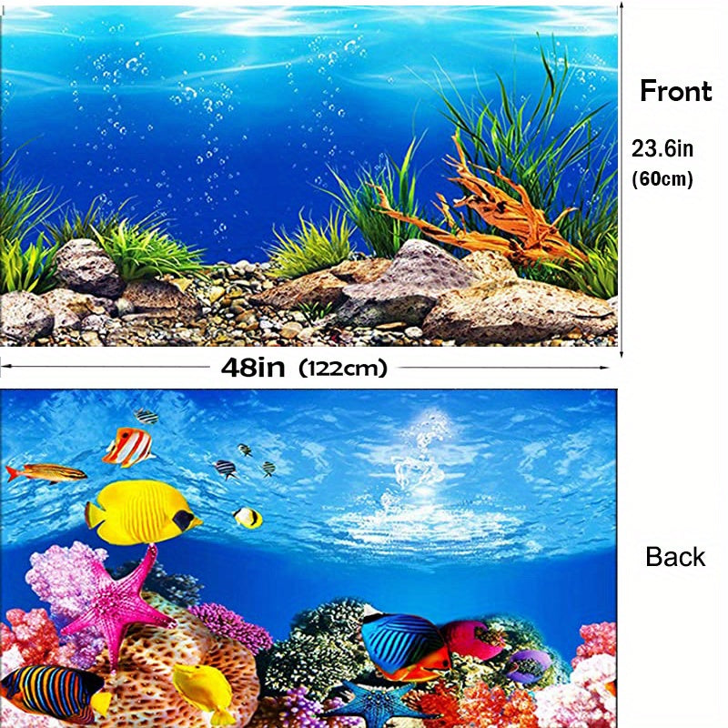 Underwater World HD Poster Background for Aquariums