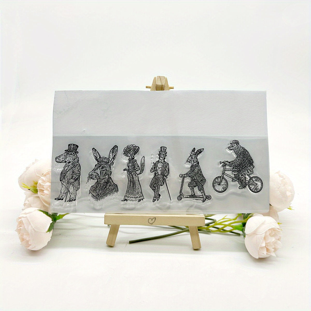 1pc Animal Stamp Painting Tool DIY Scrapbooking Decoration Silicone Seal