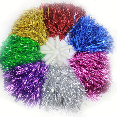 2pcs Cheering Poms Cheerleader Pom Poms Dancing Supplies Sports Performance