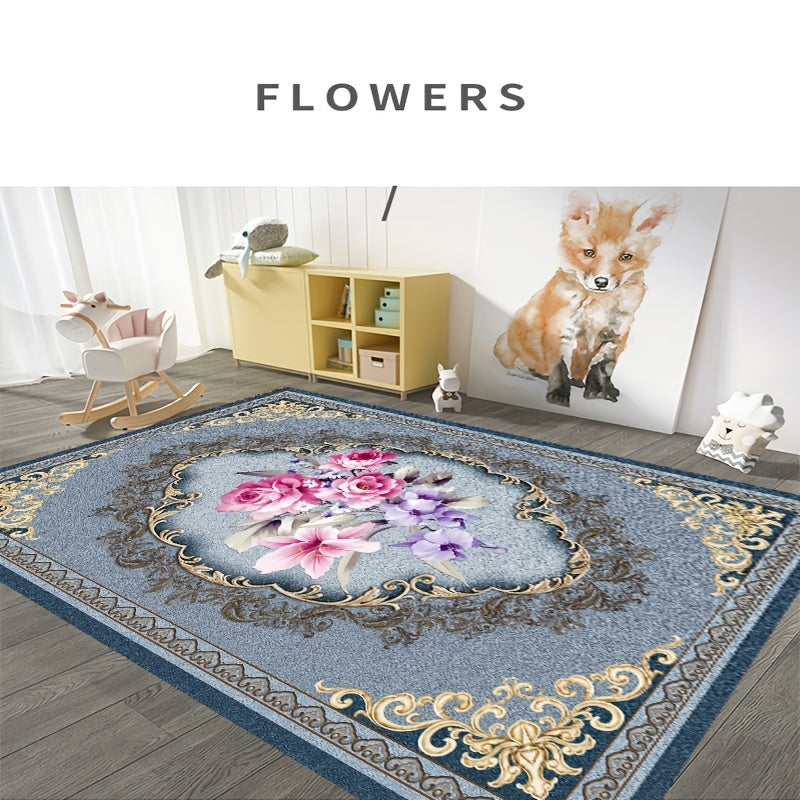 Boho Anti Fatigue Kitchen Rugs Vintage Absorbent Non Slip Cushioned Carpet Mats