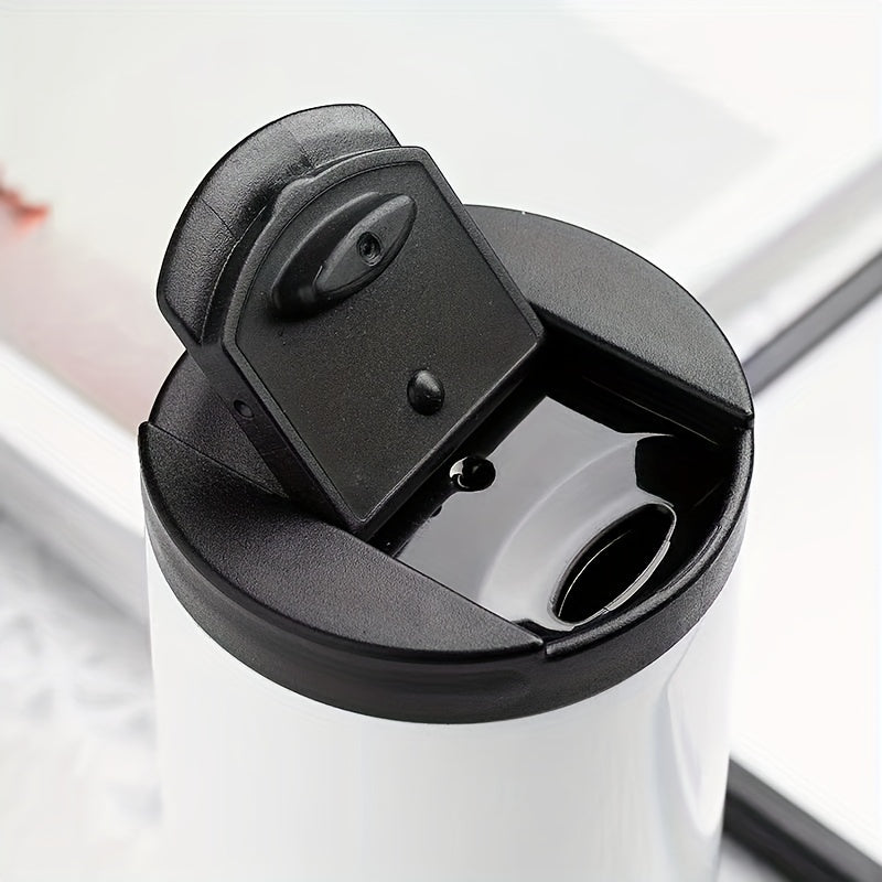 500ml Stainless Steel Insulated Coffee Cup Water Bottle for Outdoor