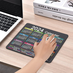 Mouse Pad Calendar Non-slip Rubber Base Waterproof Mouse Pad