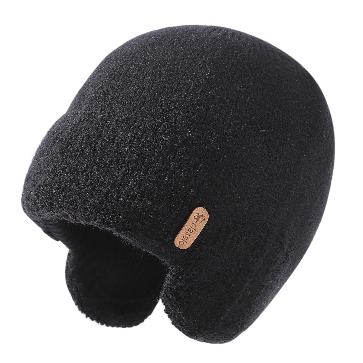 Men's Wool Cap for Cold Weather with Ear Protection