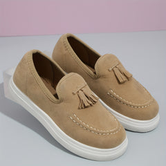 Boys Slip On Loafer Shoes Lightweight Comfortable Non Slip Flat Shoes