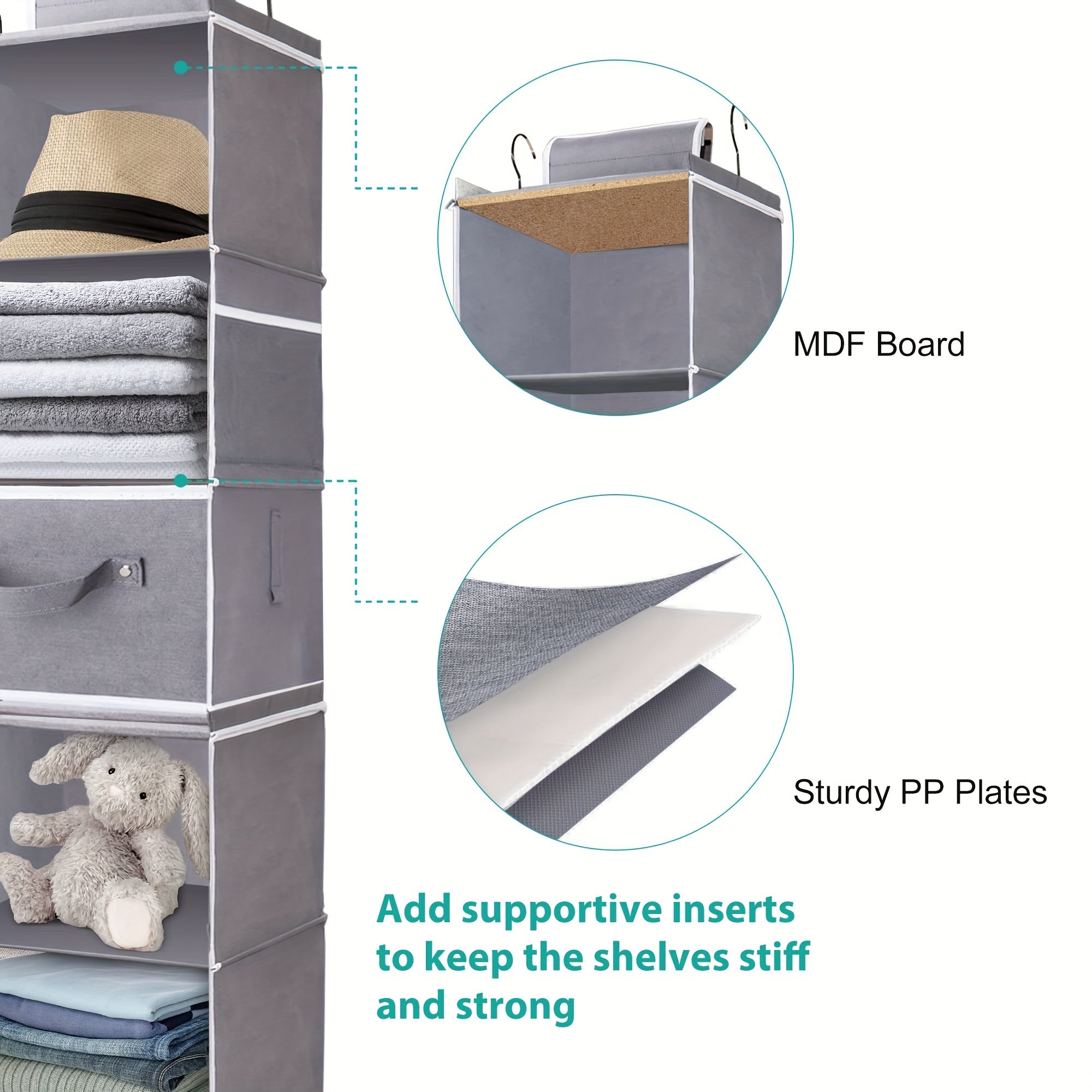 Maximize Closet Space Hanging Organizer