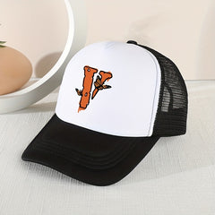 Children's Mesh Print V Baseball Cap Breathable Duck Tongue Cap