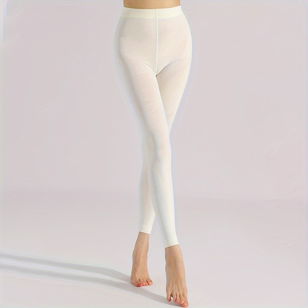 Footless Tights High Waist Elastic Pantyhose Women's Stockings