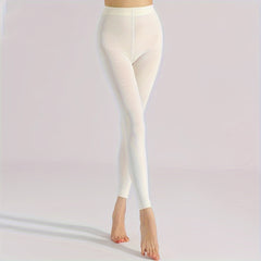 Footless Tights High Waist Elastic Pantyhose Women's Stockings