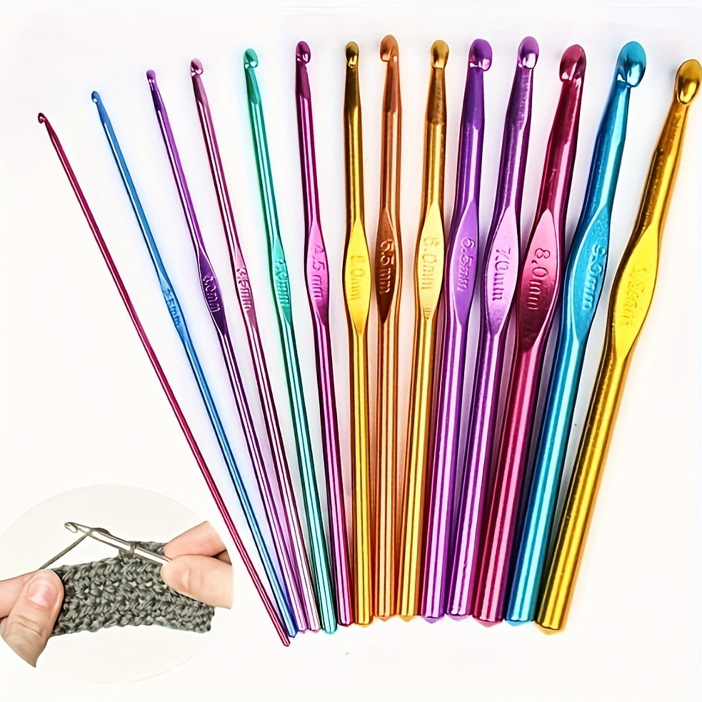 16pcs Woven Crochet Set DIY Knitting Tool Crochet Sweater Needle