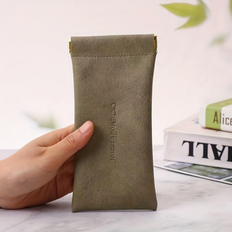 Sunglasses Storage Bag Protective Eyeglass Box Automatic Closing