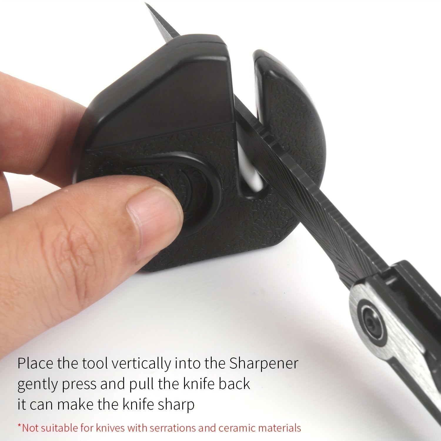 Portable Mini Sharpener for Camping Hiking - Folding Knives