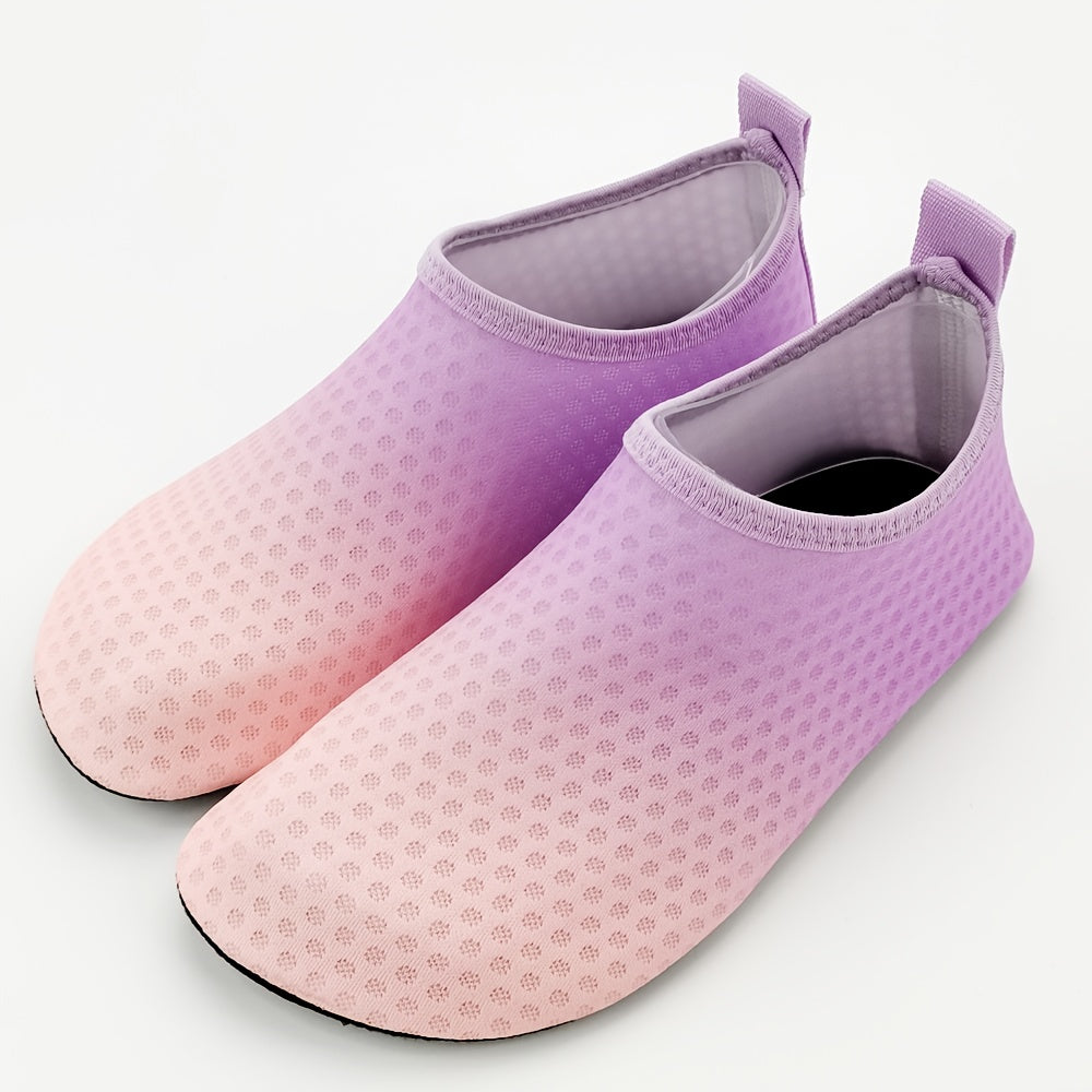 Gradient Water Shoes for Girls Non Slip Breathable for Swimming Sports Yoga