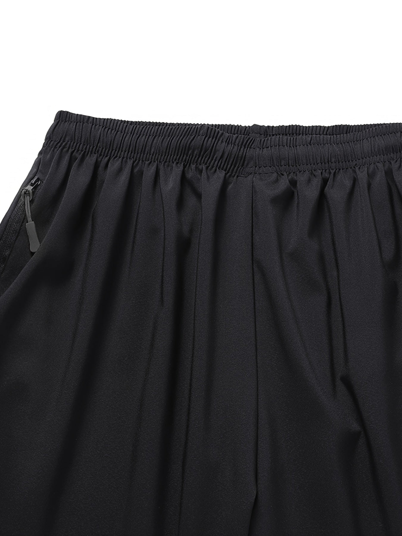 Men's Lightweight Gym Shorts with Zipper Pockets