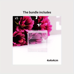 10pcs Transparent Plastic Candy Boxes Gift Bags Wedding Favors
