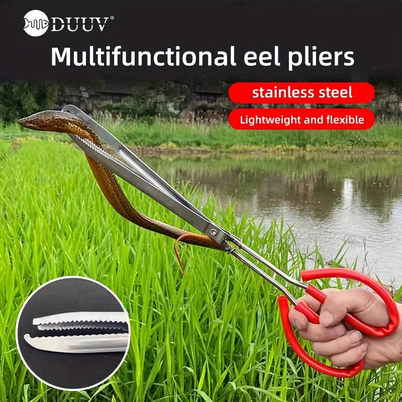 Multifunctional Seafood Scissors Eel Pliers Stainless Steel Clip