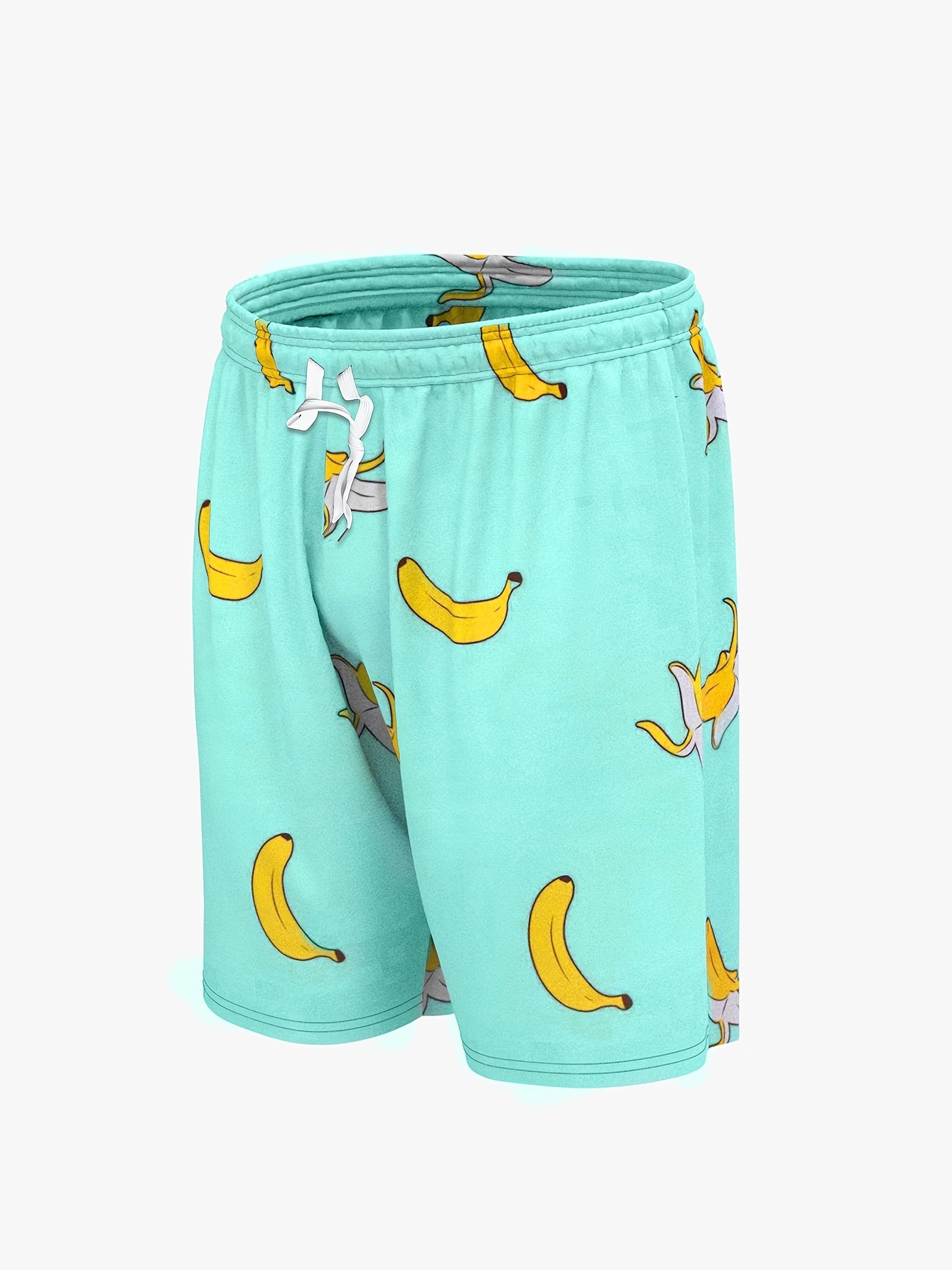 Men's Banana Print Loose Shorts Quick Drying Pants