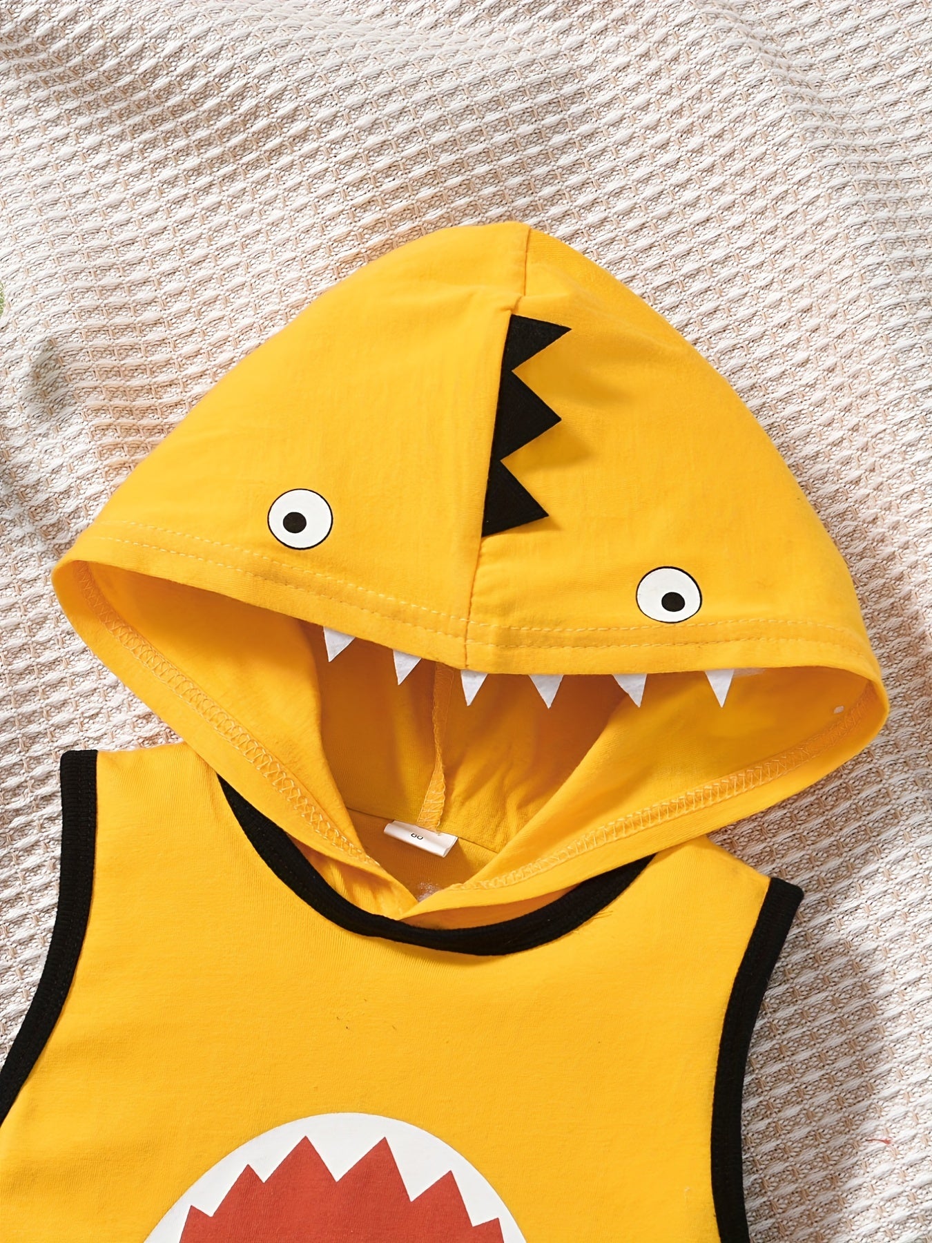 Boys Shark Teeth Outfit Casual Summer Kids Clothes