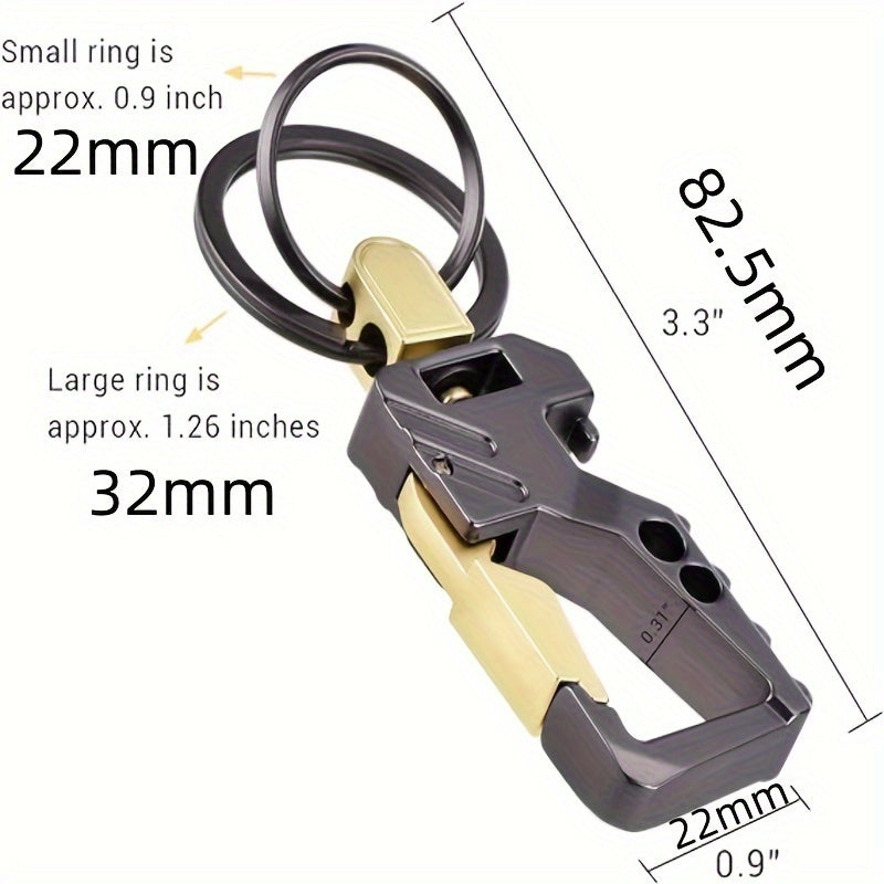 2pcs Key Chain With Bottle Opener Waist Hanging Keychain