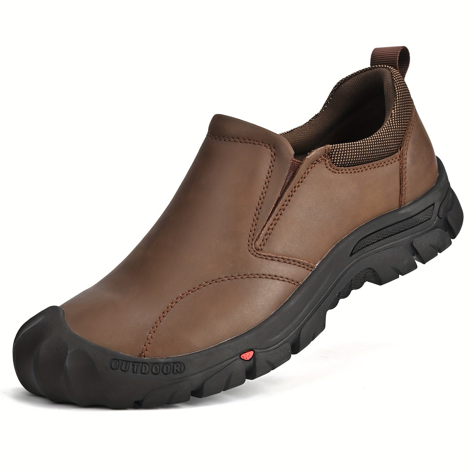 Men's Slip On Hiking Boots Non Slip Outdoor Trekking Shoes