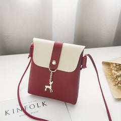 Deer Pendant Shoulder Bag - Girls Accessories for Holiday Gift