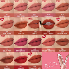 Pinkflash 18 Matte Lipstick Long-Lasting Waterproof Lip Glaze