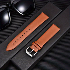 Calfskin Leather Watch Strap 16mm 18mm 20mm 22mm Bracelet Men Ladies