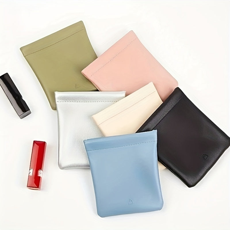 Portable Storage Bag Lightweight Multifunctional Pouch For Earphone & Lipstick