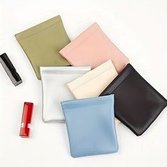Portable Storage Bag Lightweight Multifunctional Pouch For Earphone & Lipstick