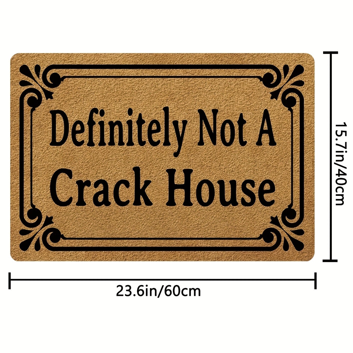 Indoor Outdoor Entrance Mat - Dirt Resistant Welcome Doormat
