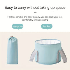 Foldable Foot Bath Basin Portable Heat Preservation Bucket