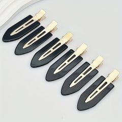 6pcs Acrylic Hair Clips Set Duck Billed for Women's Hair Accessories