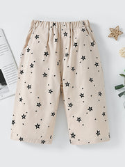 Boys Geometric Pattern Shorts Loose Fit Casual Summer Kids Clothes